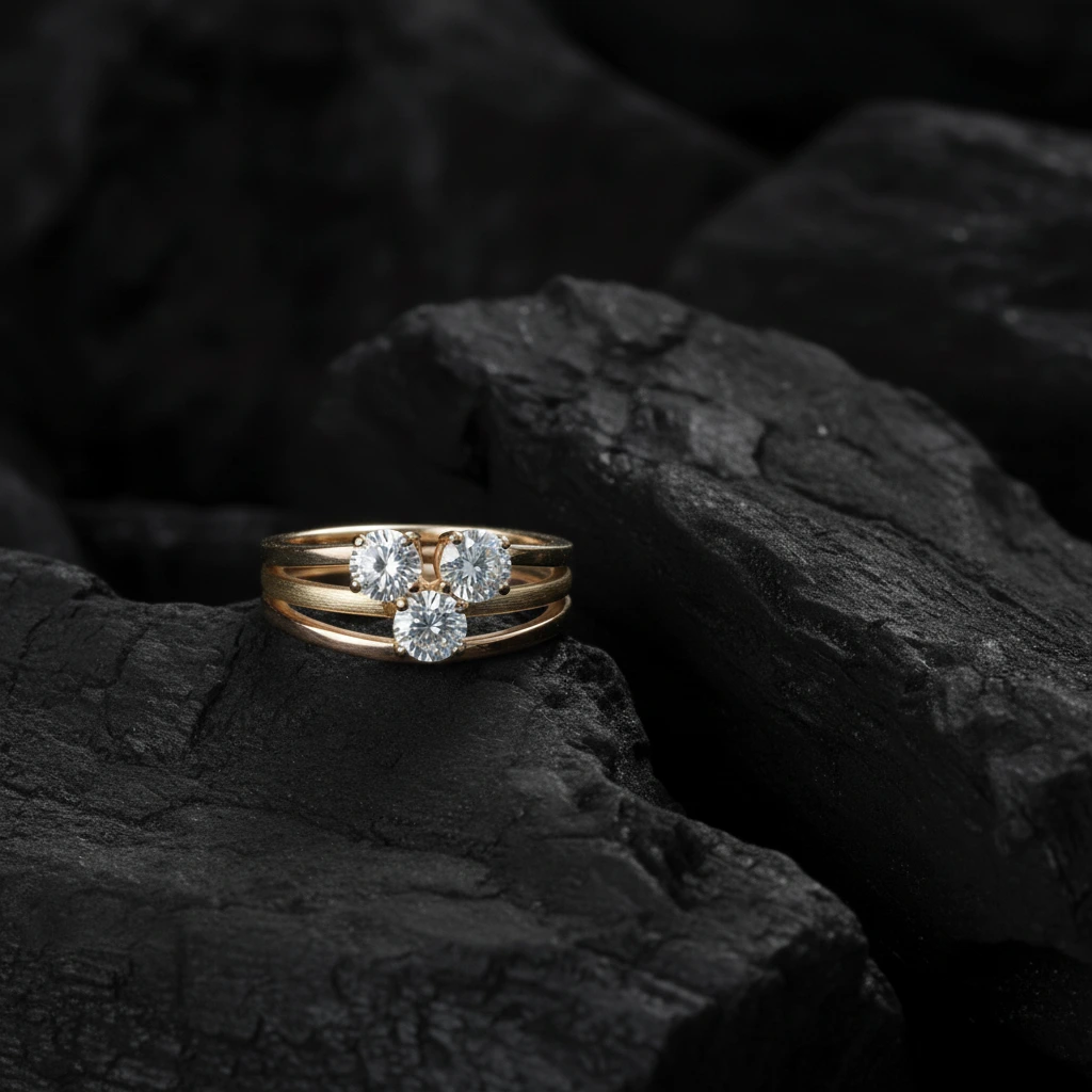 Anel Tríade de Ouro - Vista Principal